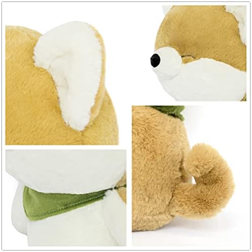 10 Shiba Inu Plush, cães de cachorro de cachorro, bichos de pelúcia, filhotes de cachorro huggable brinquedos macios para