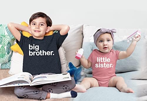 Big Brother Sister Roupa Camisas Camisas Camisas Combinando Baby Newborn Girl Roup
