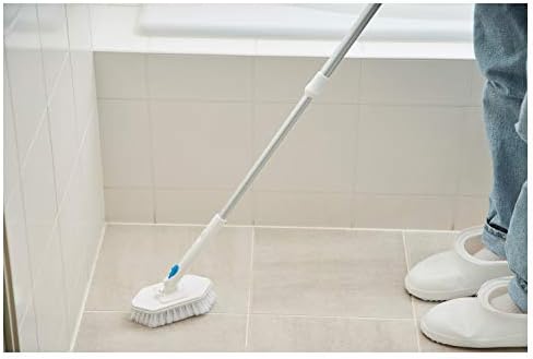 Pincel de limpeza de banho BSC01, para paredes, pisos, tetos, fáceis de laváveis, aisen, pincel de lavagem telescópica em