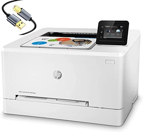 HP colorido laserjet pro m255dw impressora a laser sem fio, branca - 22 ppm, 600 x 600 dpi, 8,5 x 14, impressão duplex