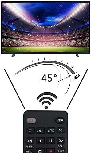 Smatar Universal Remote Control para Samsung, Sony, LG, Hisense, Panasonic, Philips, Sharp, Sanyo, Insignia, Toshiba, Hitachi,