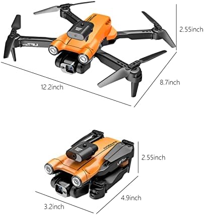 Mini Drone, câmeras duplas de 1080p, 4 lados Evanking Evanking dobring Drone Gesto Photograph