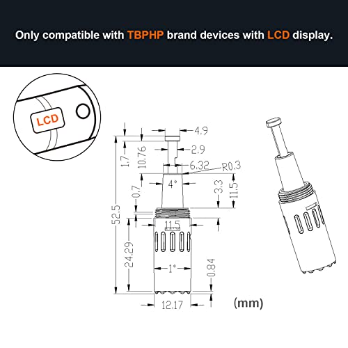 Cartuchos de TBPHP 10 PCS Slot Slot Stot Parts para TBPHP M1, Equipamento P20RL