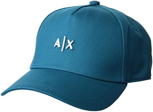 A | X Armani Exchange Men's Small Contrast Logotipo Baseball Hat