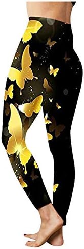 Calças de ioga longas para mulheres altas mulheres moda borboleta calças de ioga de borboleta PLUS TAMANHA CASUAL CASUAL TERMAL