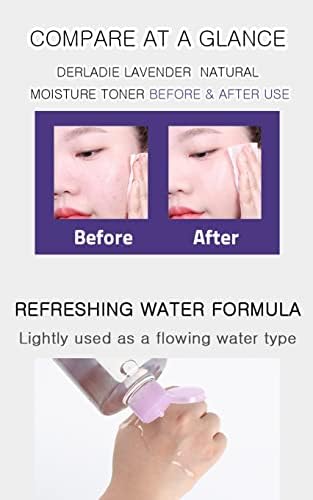 Derladie Lavender Hidratante Toner / Pore Cuidação Reduzir Sebo para Pele Sensível 500ml / 16,9 FL.OZ