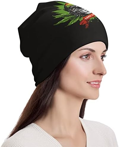 Rastaman Skull Beanie Cap macio quente Pullover total Capull Capulh Sleep Hat para unissex