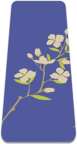 Siebzeh Dogwood Flowers Premium grossa Yoga MAT ECO AMICIAL DE RORBO