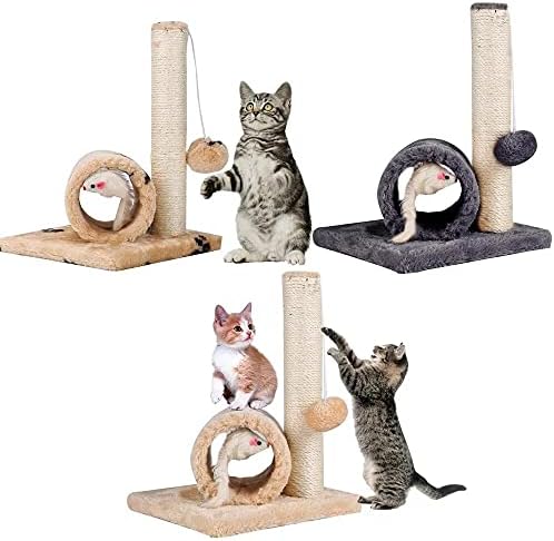 Gretd Cats Toys Substando quadro de gatinhos gatos de gatos árvores Gatos de escalada Risping Screting Post Activity Center Pet