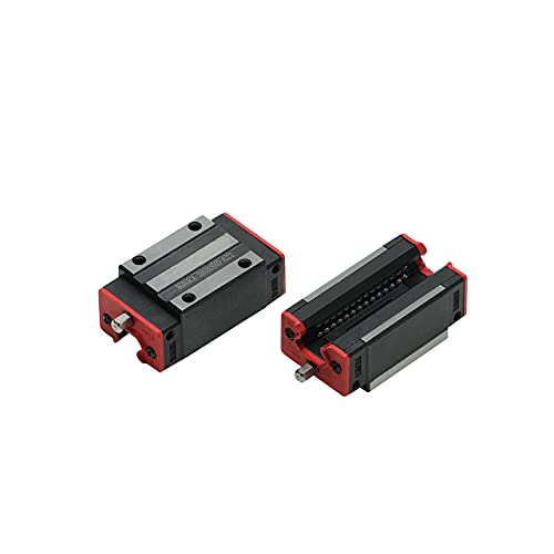 Mssoomm Square Linear Motion Guideway Rail HSR35-53,54 polegada / 1360mm +2pcs Cr Bloco de controle deslizante de transporte