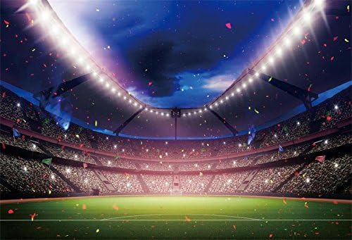 Baocicco 10x8ft estádio esportivo cenário de pano de fundo vinil fotografia background stadium holofotes esportes