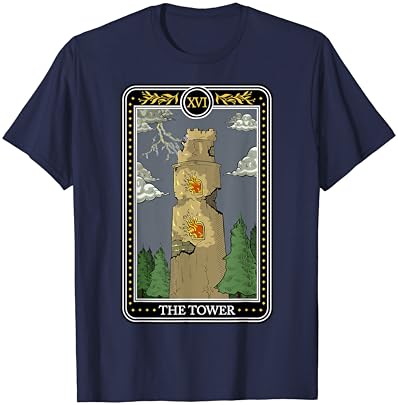 A camiseta oculta psíquica da Tower Tarot para camiseta unissex