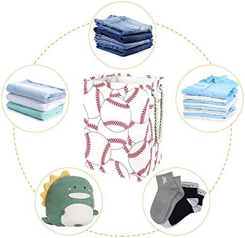 Bola de tênis de beisebol Indomer 300D Oxford PVC Roupas impermeáveis ​​cestas de roupas grandes para cobertores Toys de roupas no quarto