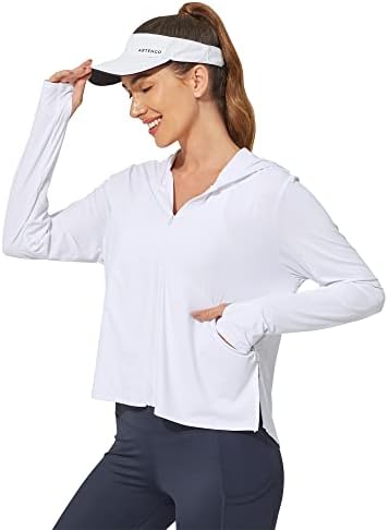 G4Free Women's UPF 50+ Sun Protection Jacket Capuz