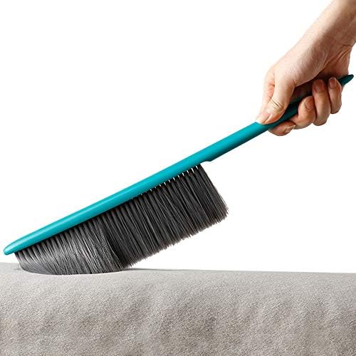 Dustr de escova de limpeza de utilidades suaves para sofá, sofá, mesa, cadeira, cama, carro, pano com alça multicolor e cerdas de