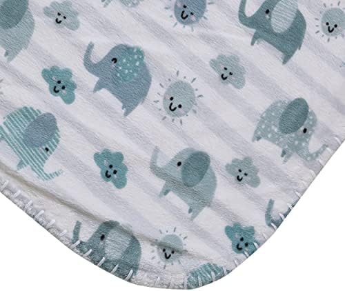Mon Lapin Baby Blanket Super Push Recebendo Cobertor Para Menino ou Menina - Recém -nascido, Infantil e Criança - Manguar
