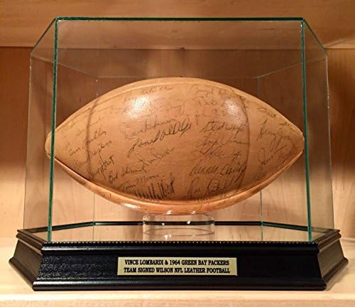 Vince Lombardi Bart Starr & Packers Team assinou Wilson NFL Leather futebol
