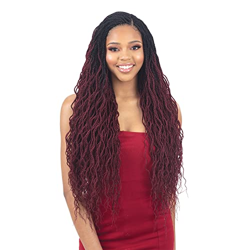 ModelModel Crochet Braids Olhe 3x ondulado Twist 24