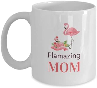 Flamingo Mom caneca mamãe xícara de café Flamingo Idéia de presente para mamãe copo de flamingo