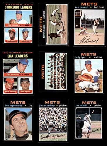 1971 Topps New York Mets Team Set New York Mets NM Mets