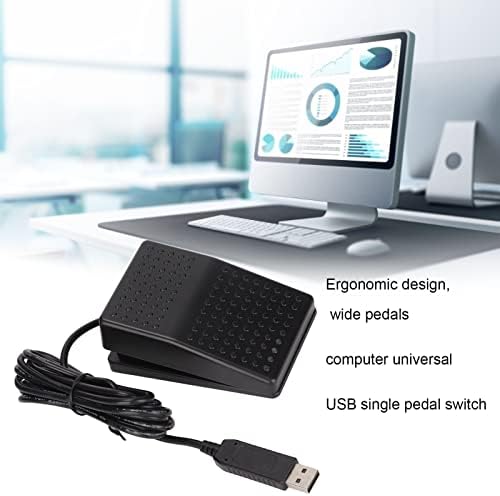 Pedal de pedal do pé, design ergonômico Programa geral Programável Teclado Mouse USB Switch Mechanical Switch para