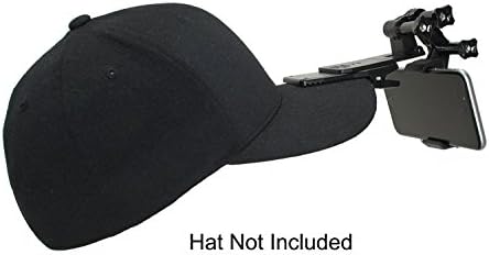 Ação Mount® Wearable Hat Clip Mount para um vídeo sem mãos grátis, transmissão ao vivo ou vlogging. Inclui clipe de chapéu,