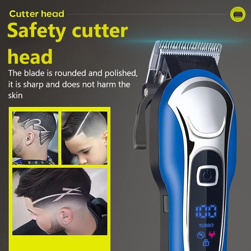Crivers Cabeladores de cabelo para homens, barbeiro cortador de cabelo profissional aparador para homens para homens barba cortadora
