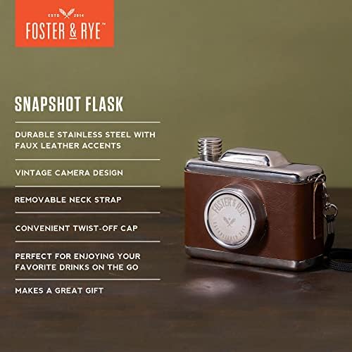 Foster & cye Snapshot Snapshot Snapshot, marrom, 11 oz