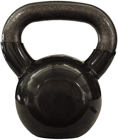 Amber Fight Gear Equipamento Vinil Pesos de Kettlebell - Ótimo para exercícios de treino de corpo inteiro e exercício de treinamento