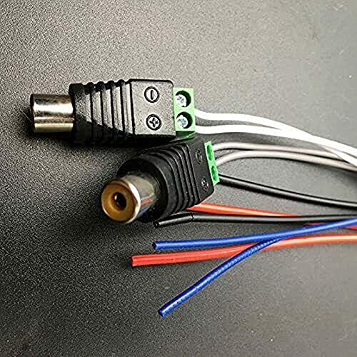 Jufjsfy 1 peça Power Input Fee Wire Churness 10 RCA Plug para TBX10A Dual Amplificador