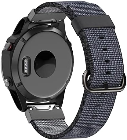 Banda de relógio de nylon de 22 mm para Garmin Fenix ​​6 6x Pro pulseira Strap Fenix ​​5 5Plus 935 S60 Quatix5 Redução rápida