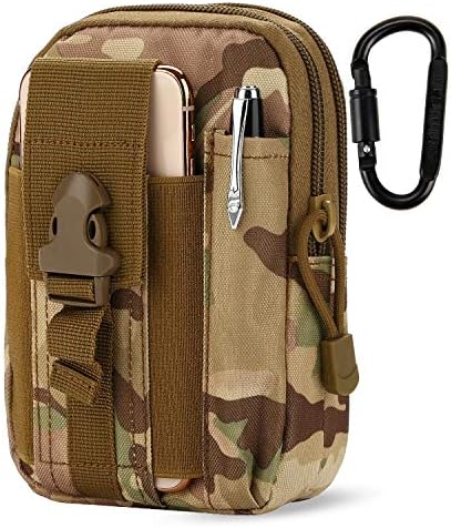 Bolsa de cintura tática dedo bolsa EDC Molle cinto do saco de cinto bolsa bolsa de coldre de coldre para smartphone, ferramentas