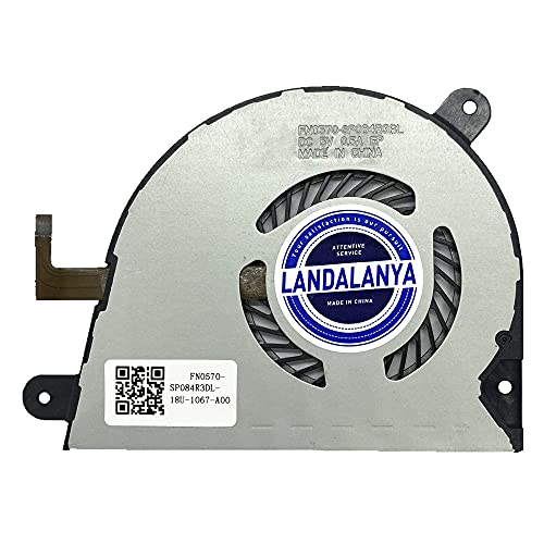 Landalanya Substituição Novo ventilador de resfriamento da CPU para lâmina Razer rz09-0196 RZ09-0168 RZ09-01962E12 RZ09-01963E32