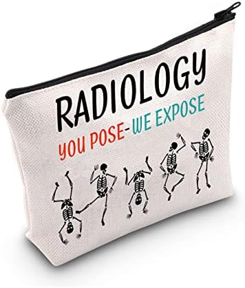 G2TUP Radiology Technologist Apreciação Presente que você pose Nós exponhamos bolsa de maquiagem Bolsa de raios X de raios X Radiologia