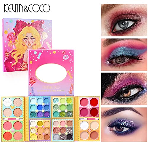 Kevin e Coco Candy Girl High Pigmentation Blend Easy Blend 52 Paleta de sombras