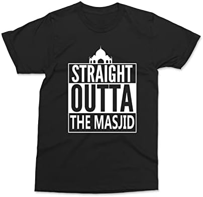 Diretamente a camiseta masjid Funny Islâmico Presente Islâmico Criança Islâmica Camisa Islâmica Presente de aniversário