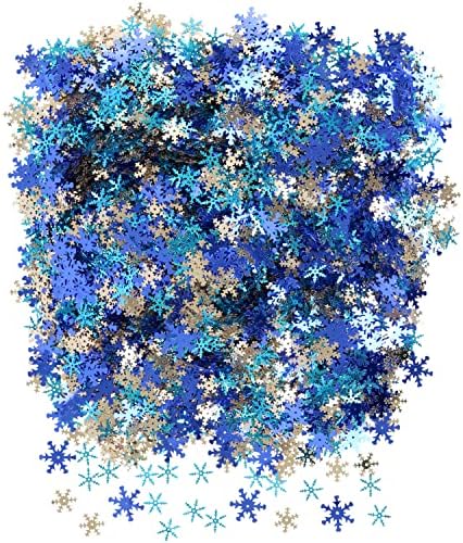 Confetes de folha de festas em massa iconikal, flocos de neve, 3.000 contagens