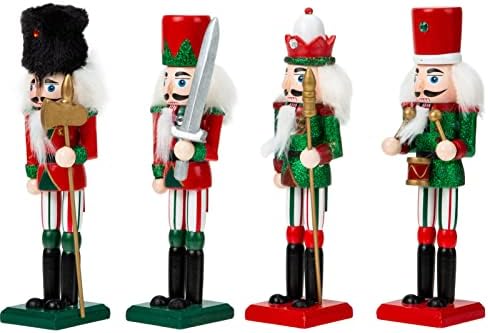 Aboofan 16 PCs Decoração de Natal Decorações de Nutcacker de Natal Decoração de Nutcacker Decoração de Nutcracker Nutcrackers