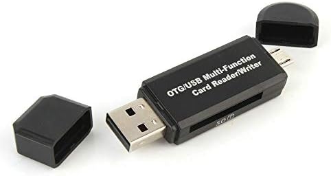 Micro USB OTG para USB 2.0 Adaptador SD/Micro SD Card Reader com homem USB padrão