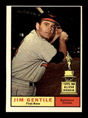 #559 Jim Gentile - 1961 Topps Baseball Cards classificados Ex+ - Baseball Slabbed Autographed Vintage Cards