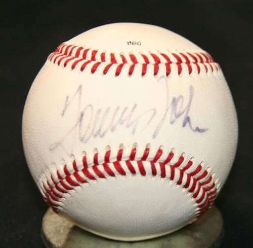 Tommy John assinou o beisebol autografado Dodgers Yankees PSA/DNA AL87531 - Bolalls autografados