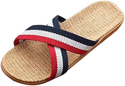 Slippers de verão feminino deslizamento plano em sandálias para femininos abertos de ponta fofa para mulheres sapatos de viagem