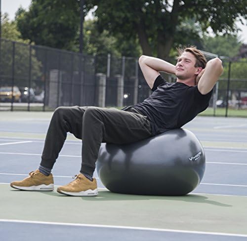Vivora Exercício Ball Cadeira de treino Bomba de mão, estabilidade Fitness, Balance Yoga - Equipamento profissional