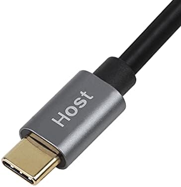 [2-PACK] Cabo USB-C de Micro USB 3.0 de comprimento curto, Cabo de conexão Male C Tipo C para Micro USB 3.0, Substituição externa do
