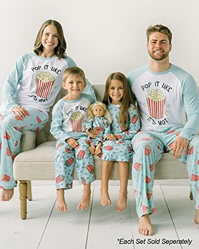 Nossa família PJS Movie Night Family Matching Pijama PJ sets