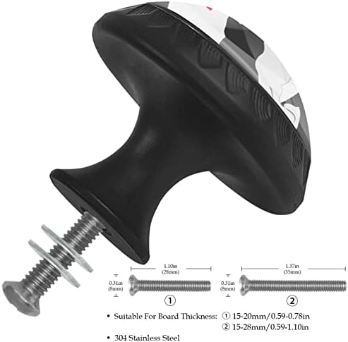 Tbouobt 12 pacote - botões de hardware do armário, botões para armários e gavetas, alças de cômoda de fazenda, buceta casal de lua