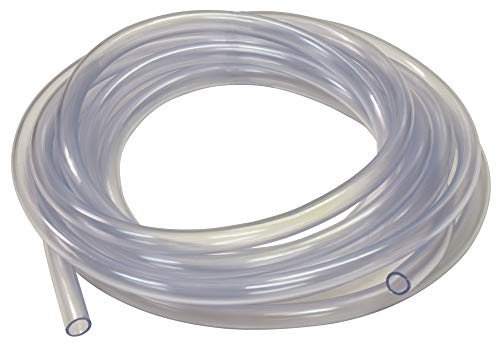 EZ-FLO 1/4 polegada ID PVC Tubos de vinil transparente, comprimento de 20 pés, 98563