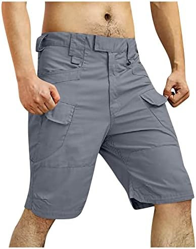 Ymosrh mass cargo shorts masculinos pocket workwear casual shorts soltos corgging