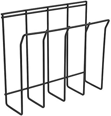 Spectrum Seville Magazine Rack - Armazenamento de arame em pé para mesa, escritório, mesa lateral, banheiro, arquivos, espaço de trabalho,