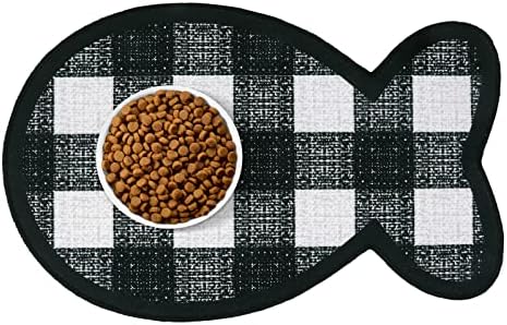 Tapete de comida de gato yinuomo, tapete de alimentos para cães absorventes de água, placemat sem escorregamento para